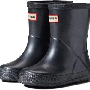 Hunter Kids Black Waterproof Boots